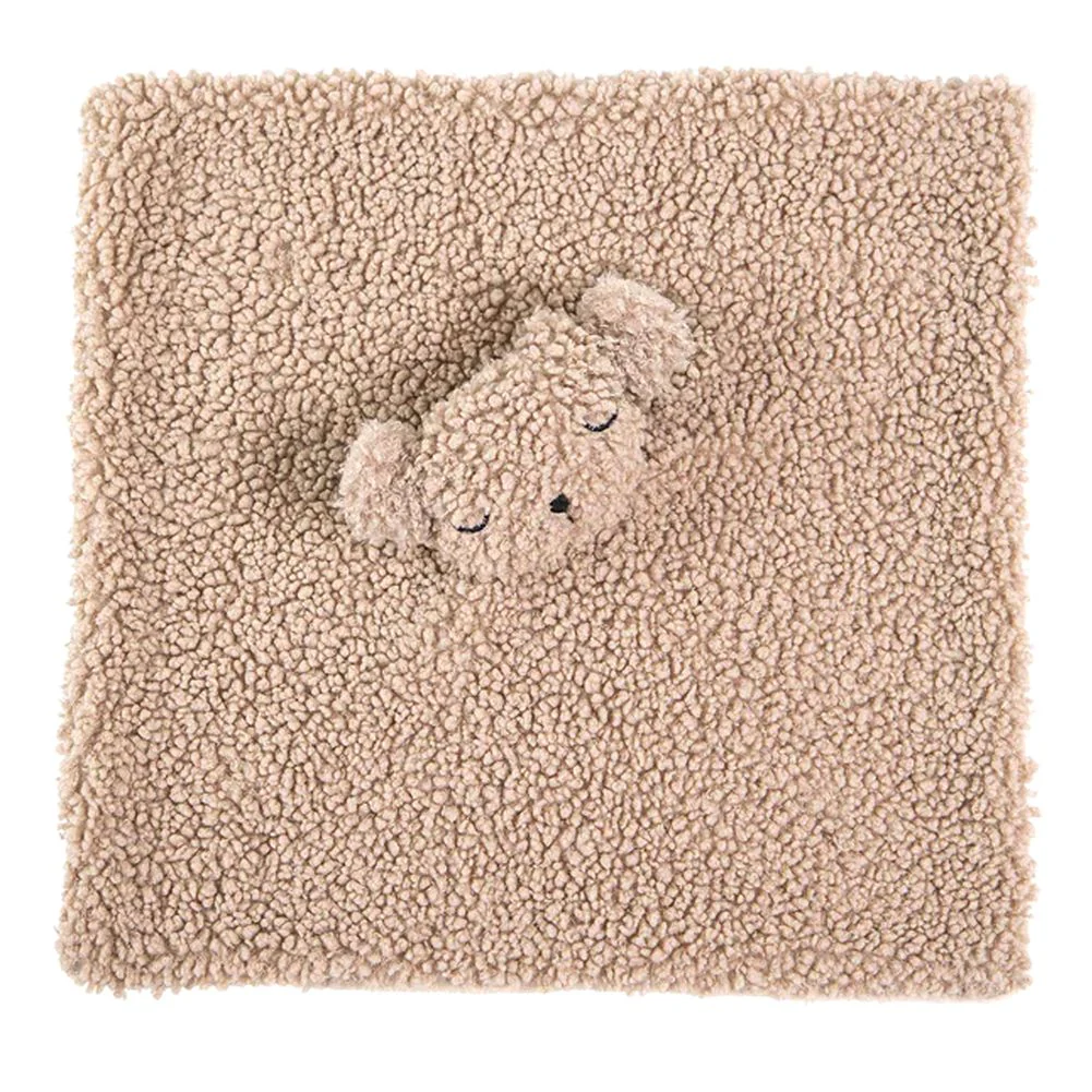 7 A.M. Lovey Blanket - Oatmeal Teddy Bear - Image 3