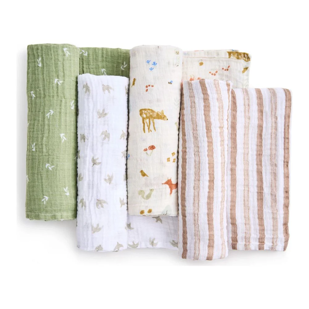 Aden + Anais 4-Pack Essential Cotton Muslin Swaddles - Image 2