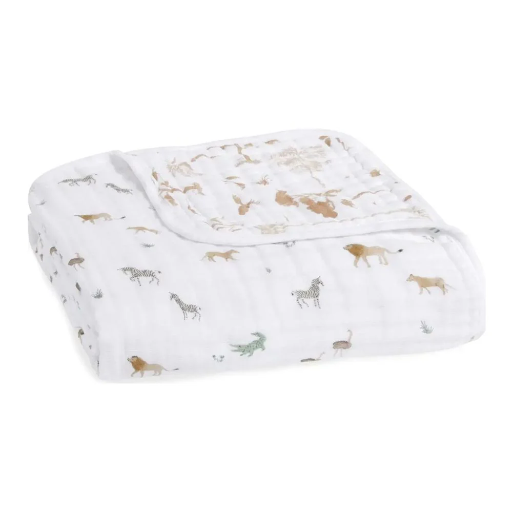 Aden + Anais Organic Cotton Dream Blanket - Safari Dreams