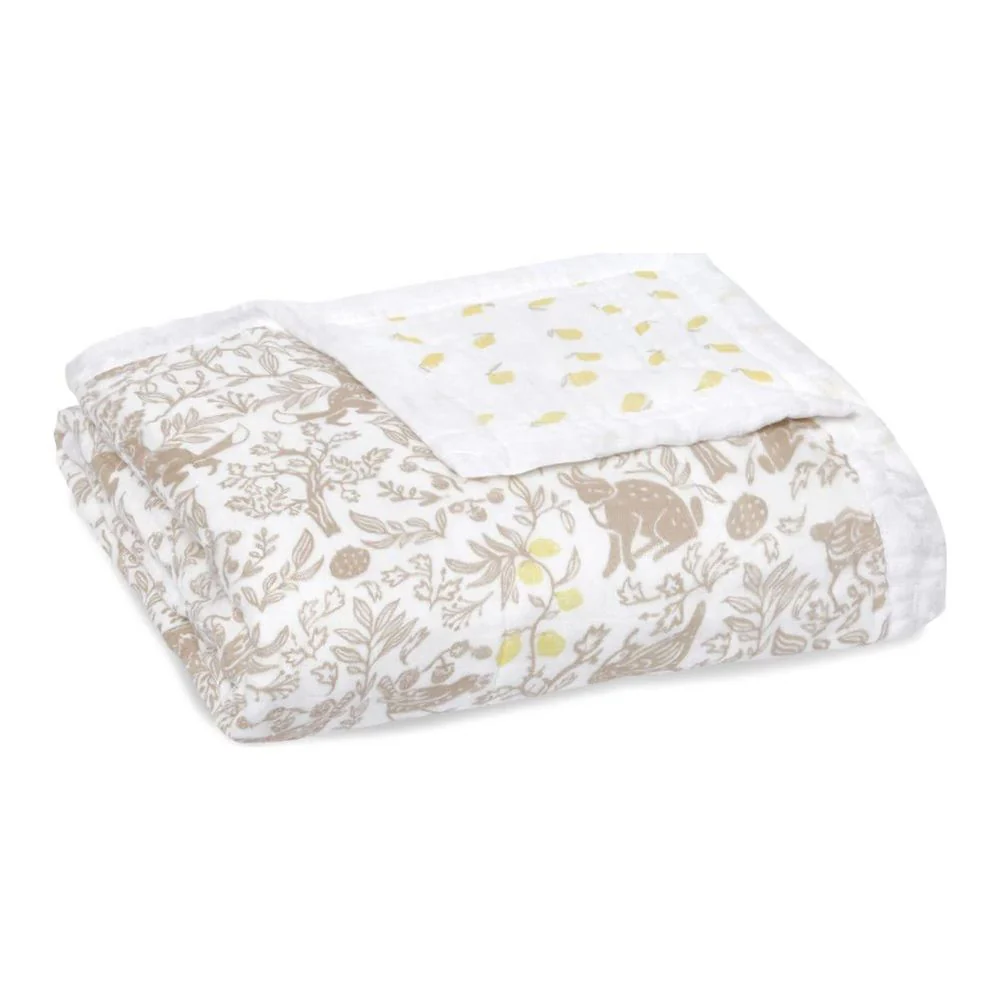 Aden + Anais Silky Soft Muslin Dream Blanket - Natural Woodland
