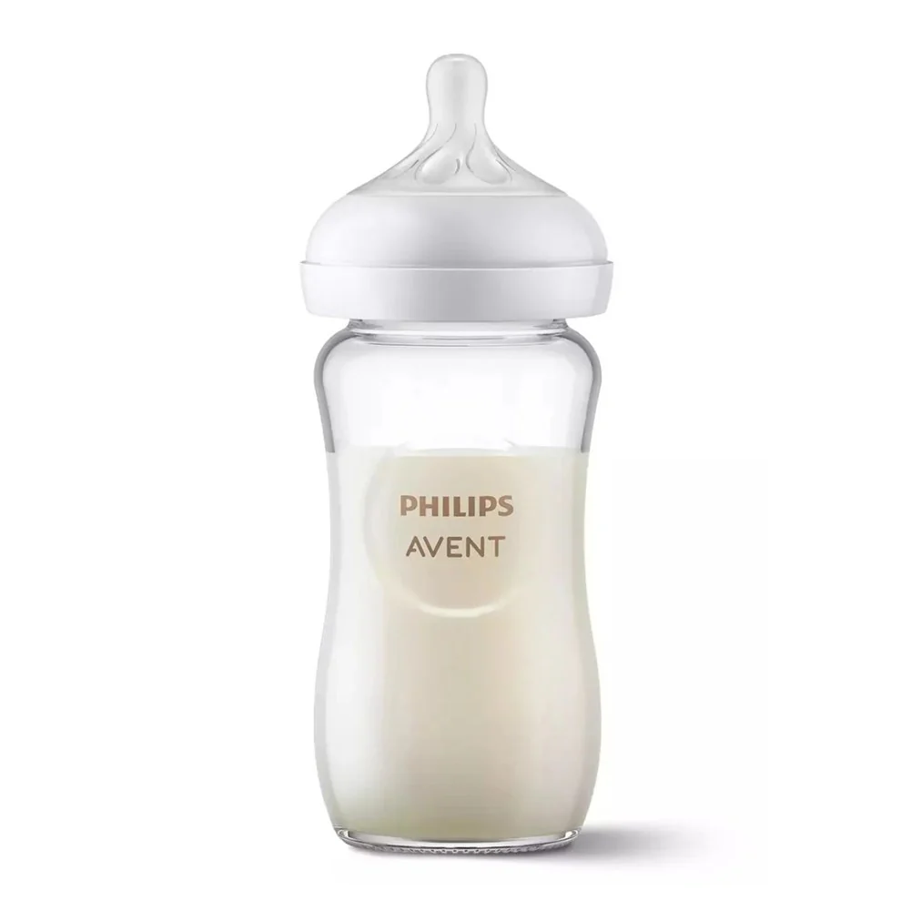 Avent 3-Pack Glass Natural Response Baby Bottles (8 oz) - Image 3