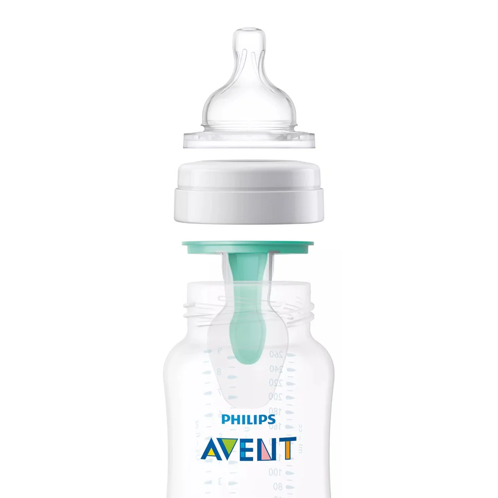 Avent Anti-Colic Baby Bottle with AirFree Vent - 9oz - Image 4