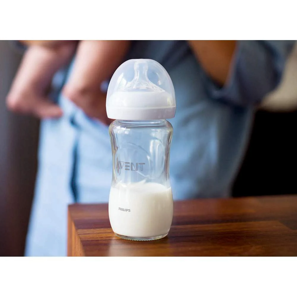 Avent Natural Glass Baby Bottle - 8oz - Image 7