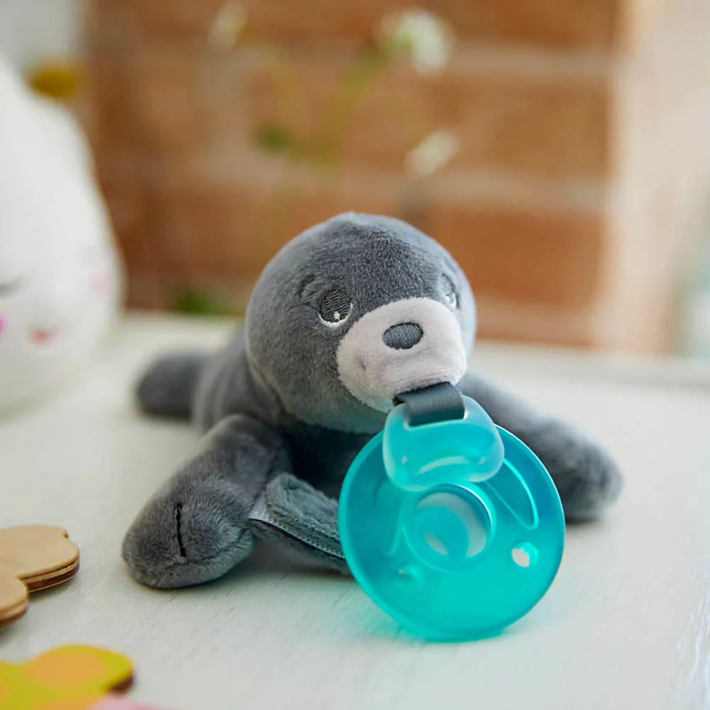 Avent Snuggle Plush Toy with Soothie - Seal (0+ Months) - Image 6