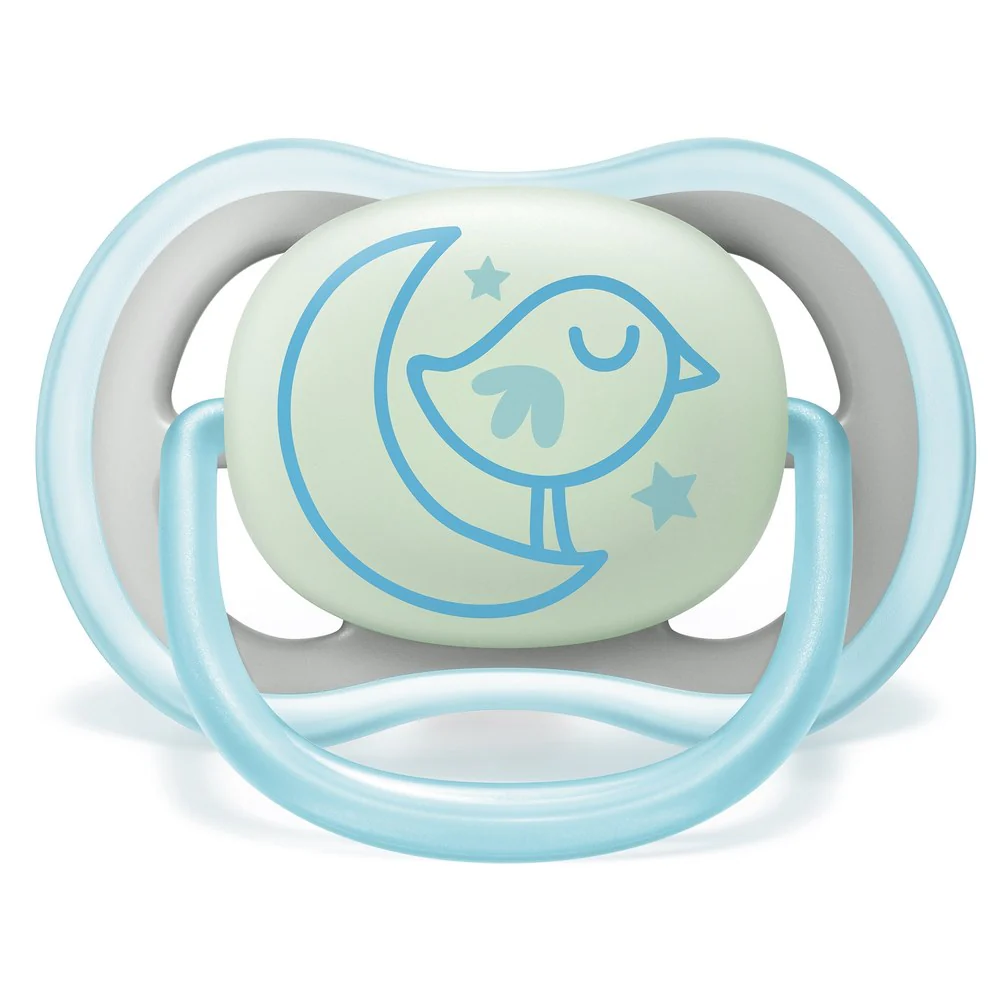 Avent Ultra Air Night Pacifiers - Blue (6-18 Months) - Image 2