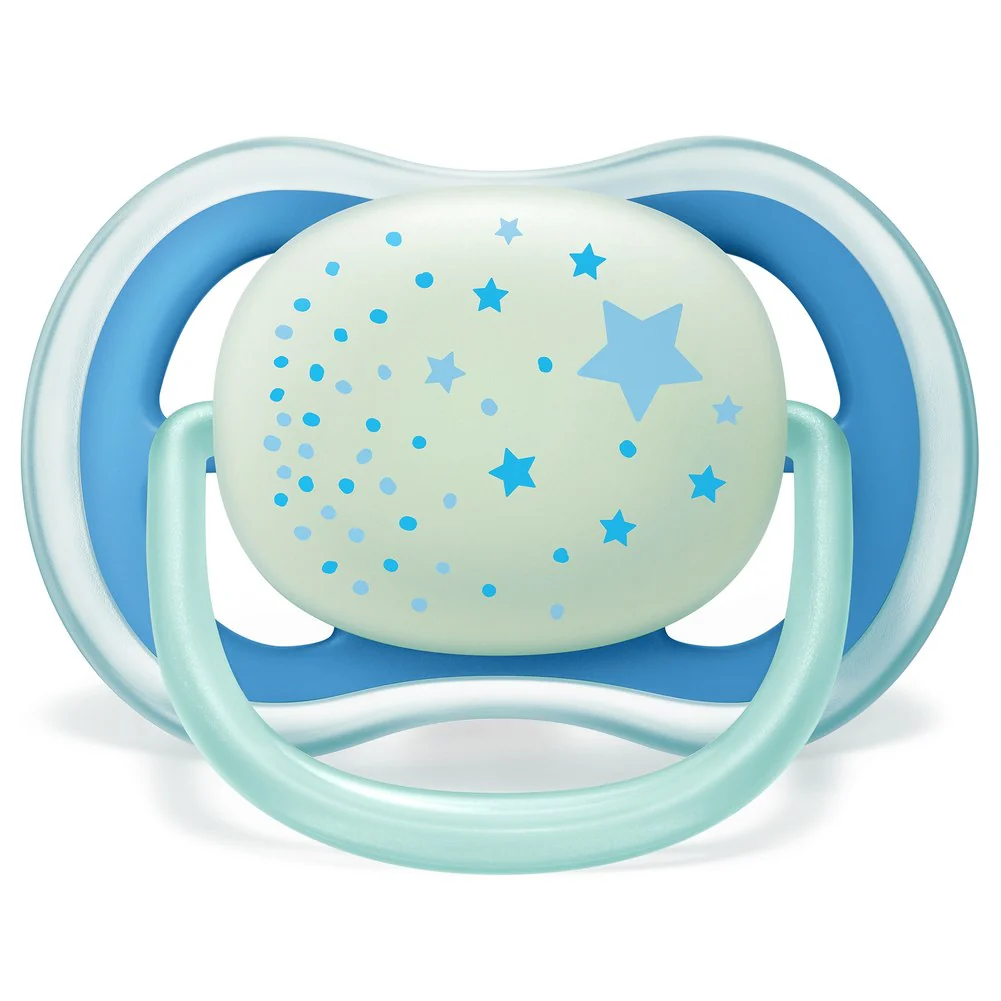 Avent Ultra Air Night Pacifiers - Blue (6-18 Months) - Image 3