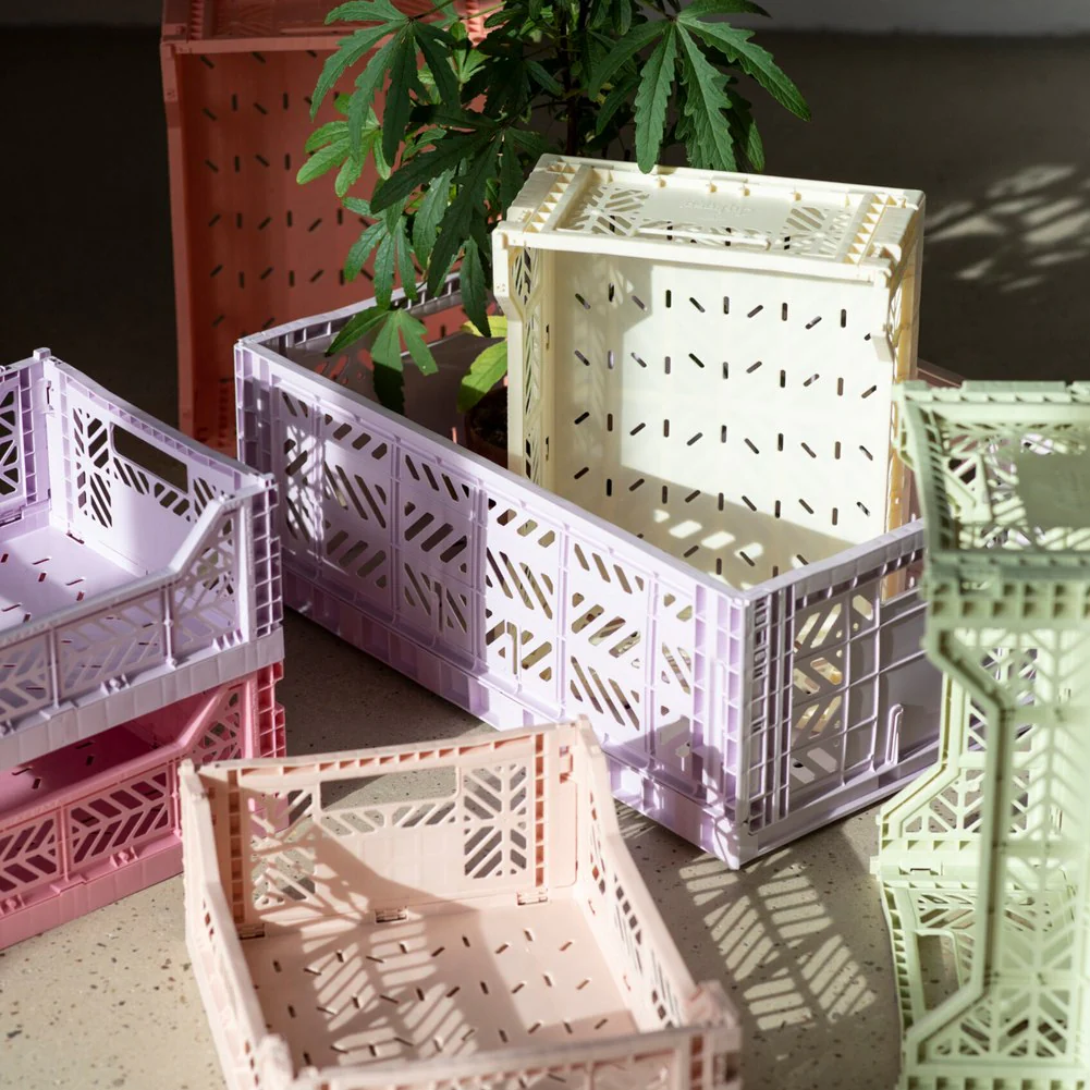 Aykasa Midi Foldable Storage Crate - Milk Tea - Image 4