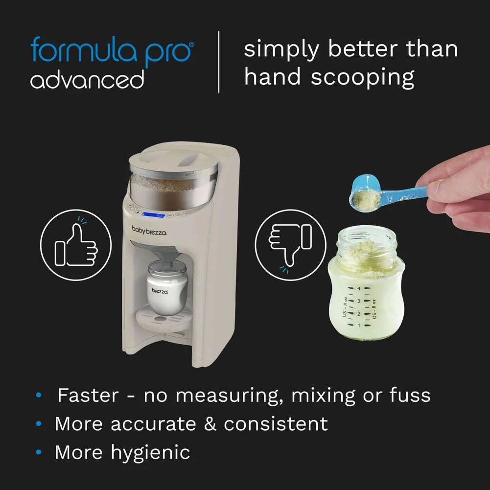 Baby Brezza Formula Pro Advanced Baby Formula Dispenser - Oatmeal - Image 6
