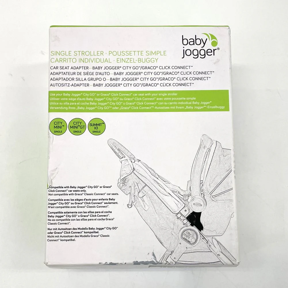 Baby Jogger Graco Click Connect and City GO Car Seat Adapter for Single Strollers (BJ1971511) (Open Box) - Image 2