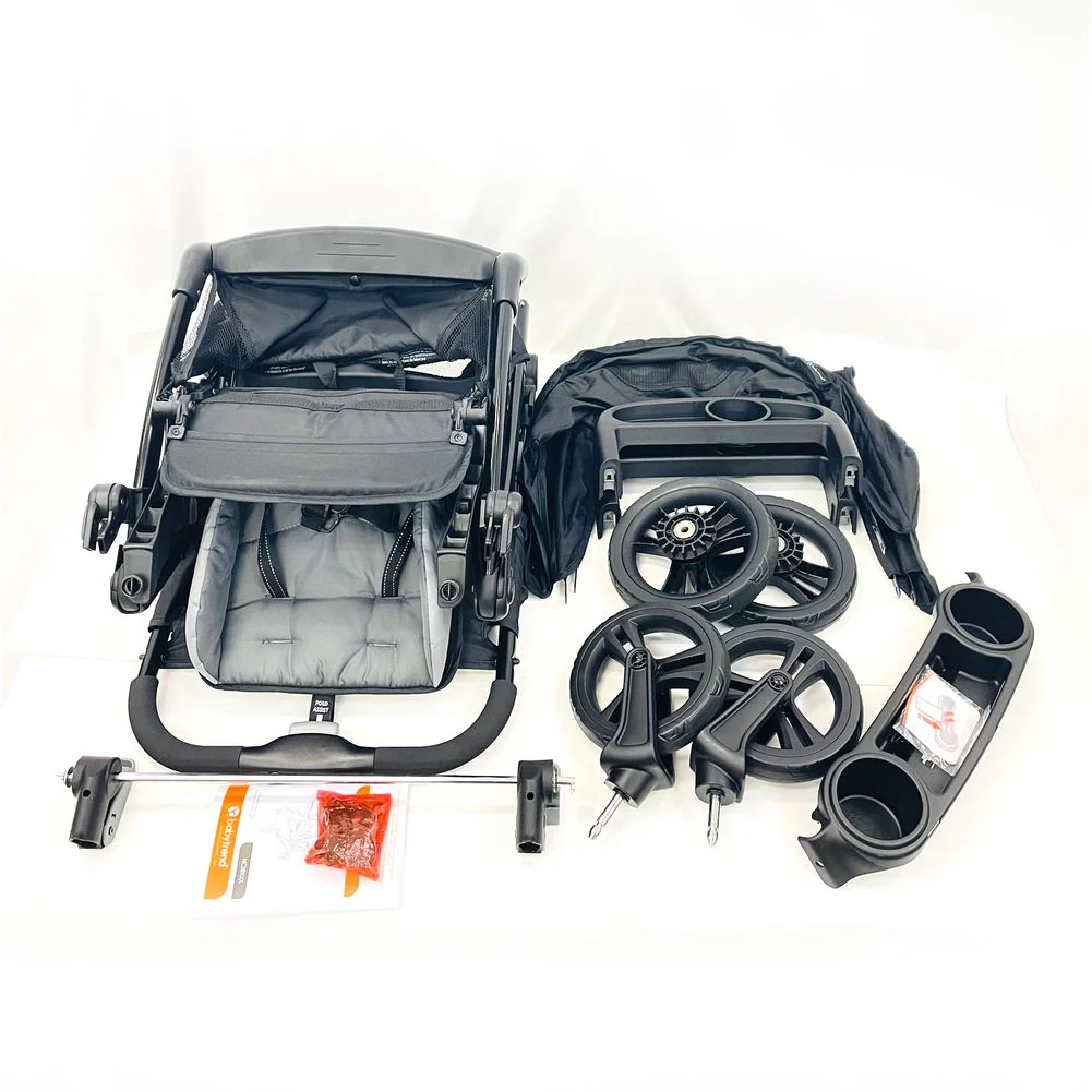 BabyTrend Sit n Stand Double 2.0 Stroller - Dash Black (Open Box) - Image 4