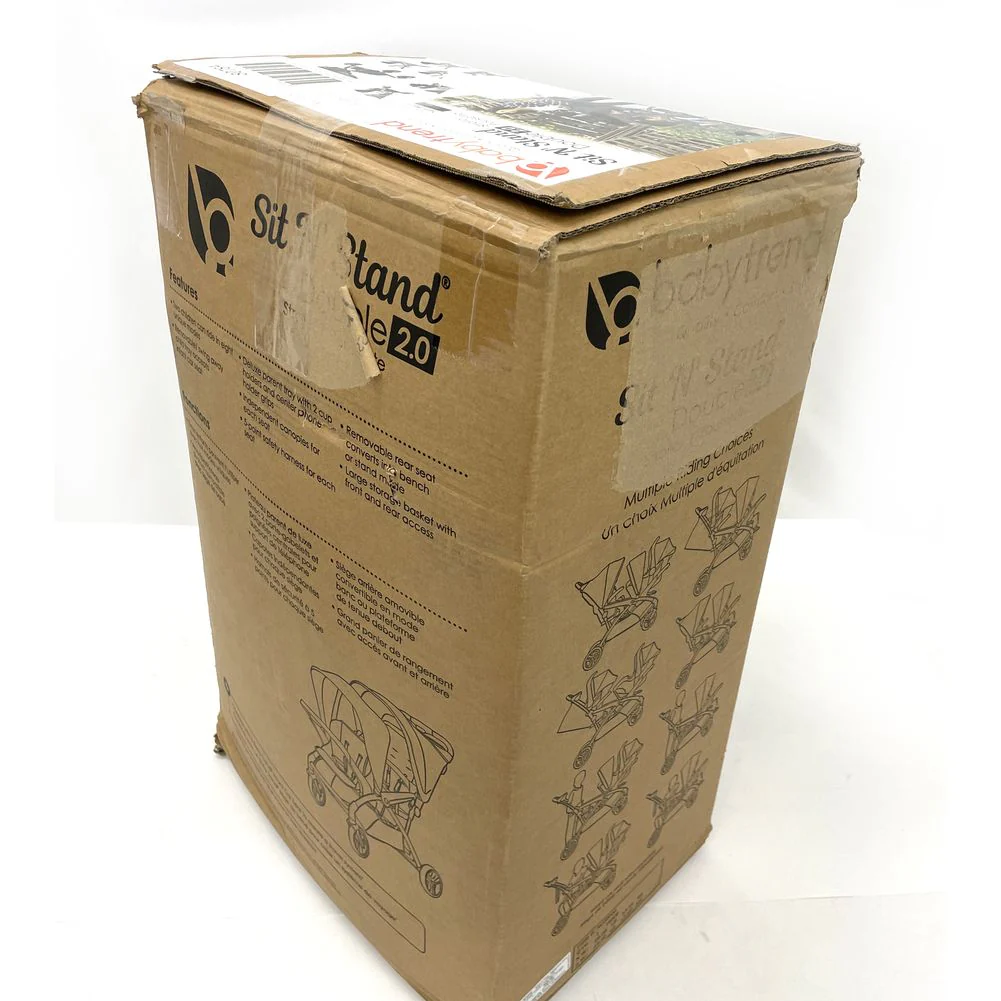 Baby Trend Sit n Stand Double 2.0 Stroller - Dash Black (Open Box) - Image 3