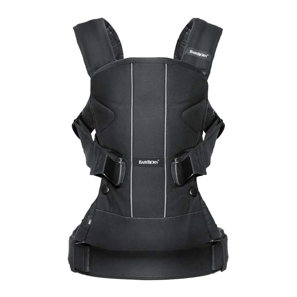 BabyBjorn Baby Carrier ONE Cotton - Black
