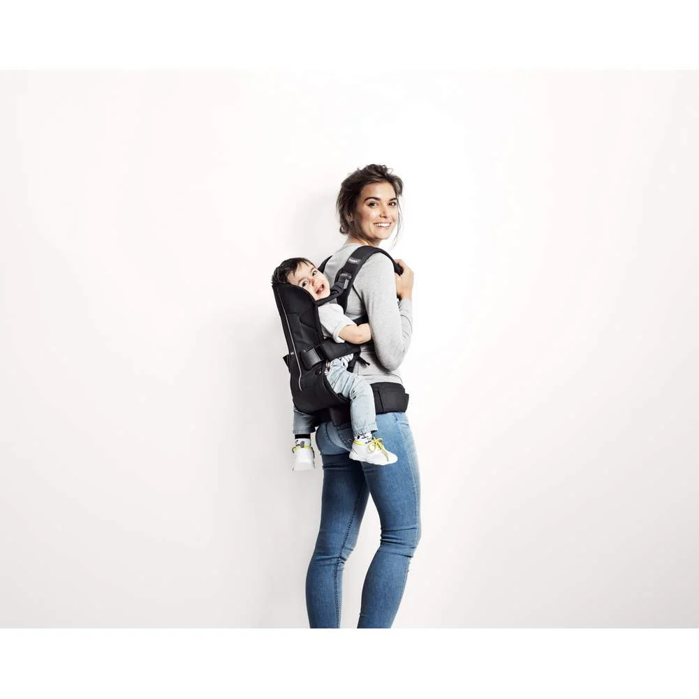 BabyBjorn Baby Carrier ONE Cotton - Black - Image 2