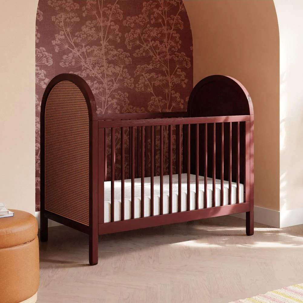 Babyletto Bondi Cane 3-in-1 Convertible Crib with Natural Cane Side Panels - Image 6