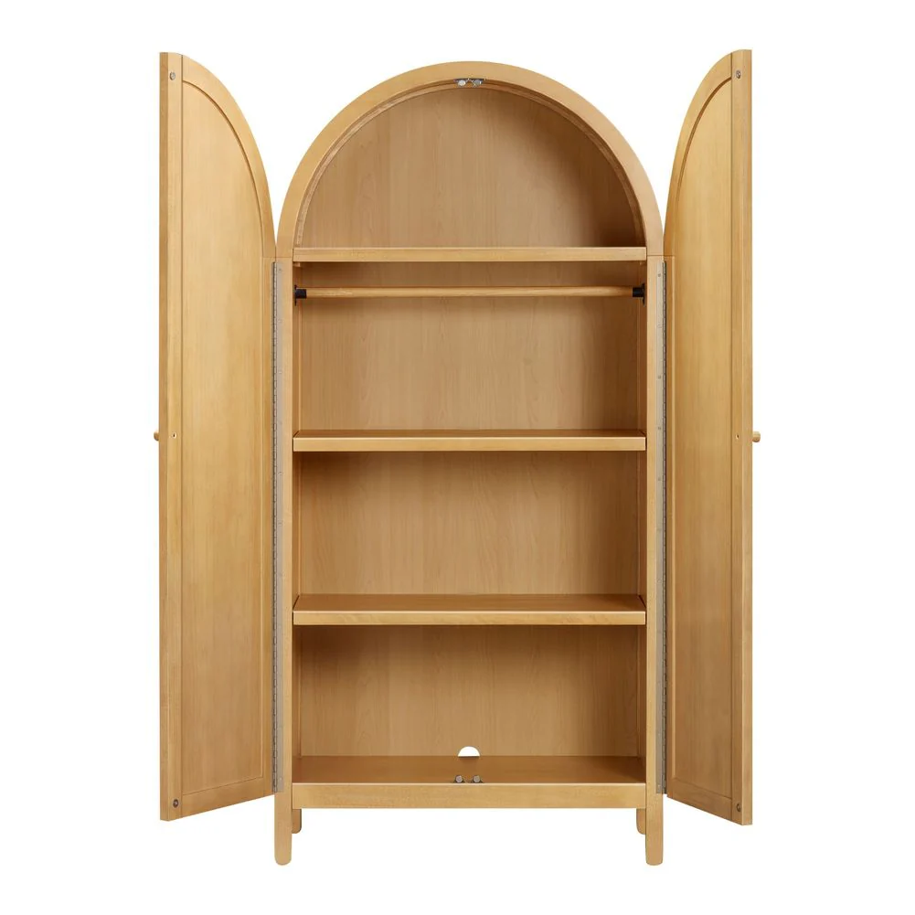 Babyletto Bondi Cane Assembled Armoire - Honey - Image 3