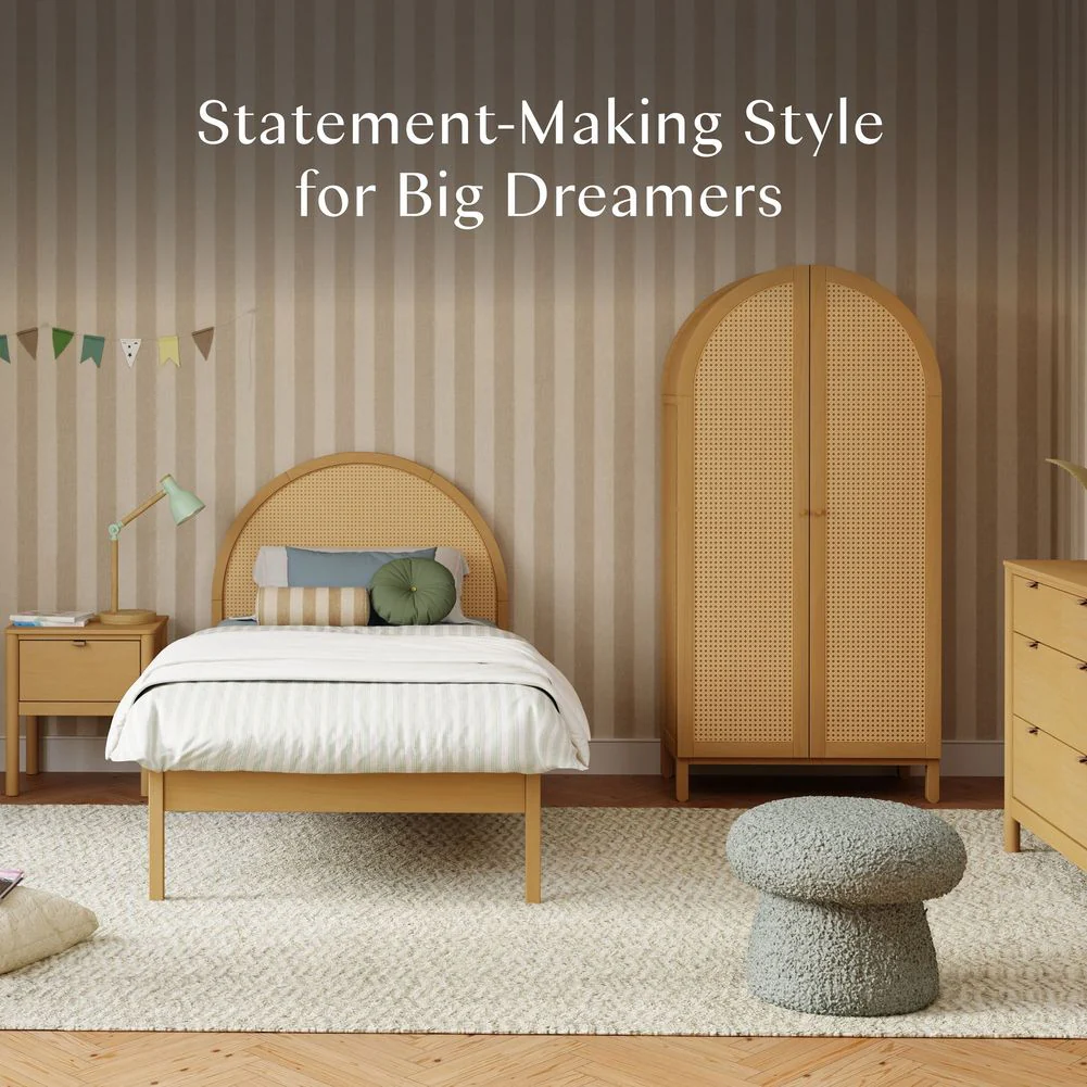 Babyletto Bondi Cane Twin Bed - Honey - Image 5