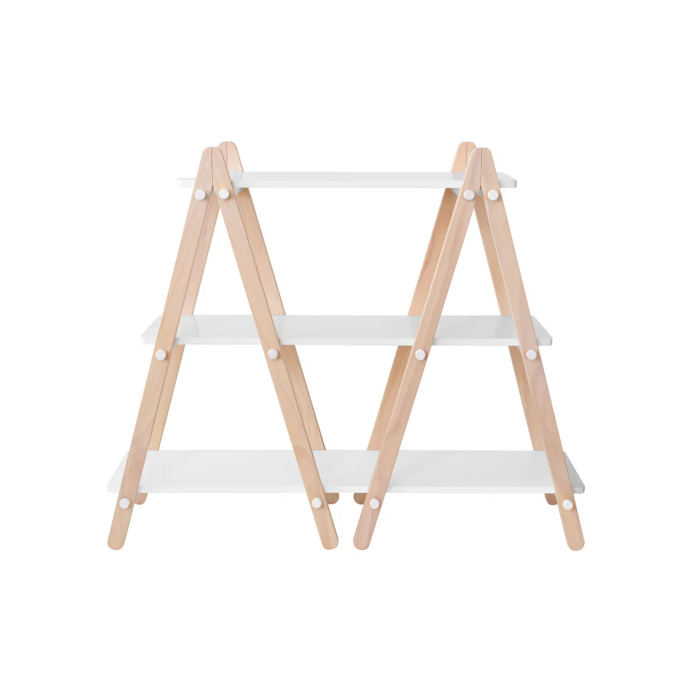 Babyletto Dottie Bookcase - White and Washed Natural - Image 4