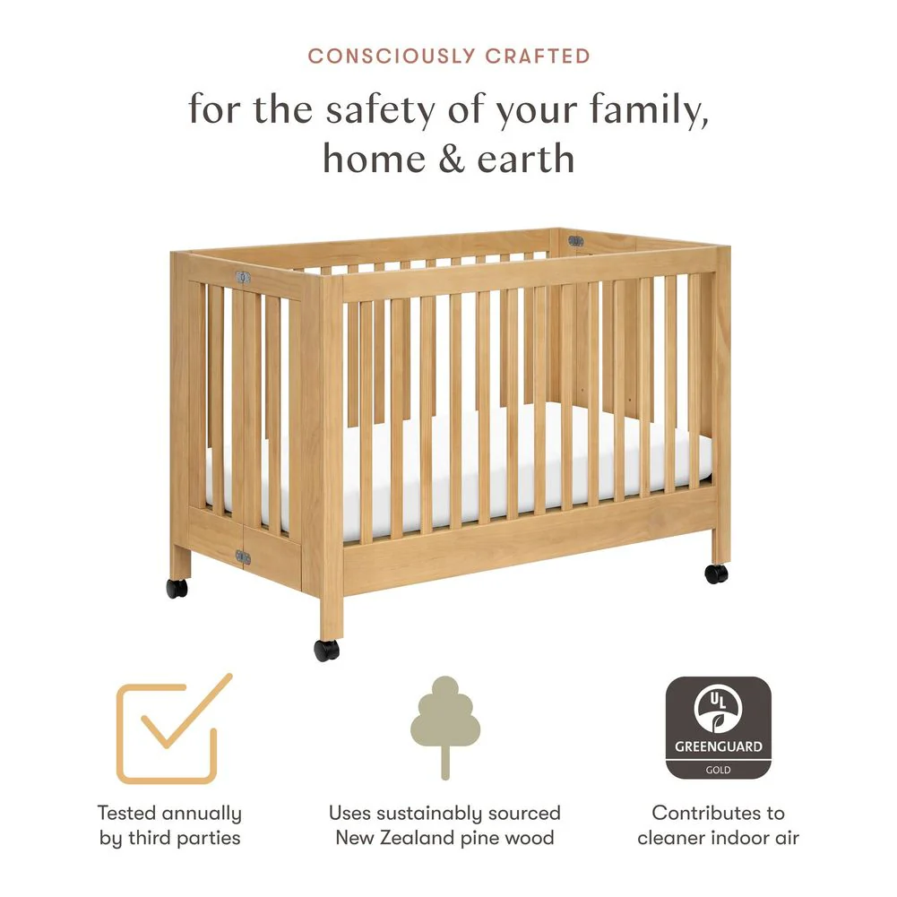 Babyletto Maki Full-Size Folding Crib With Toddler Bed Conversion Kit - Image 10