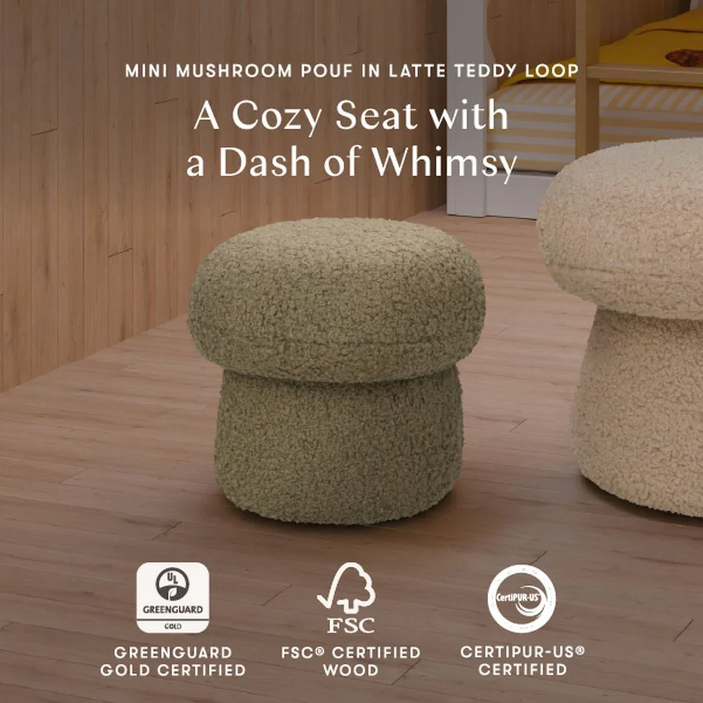 Babyletto Mini Mushroom Pouf - Image 7