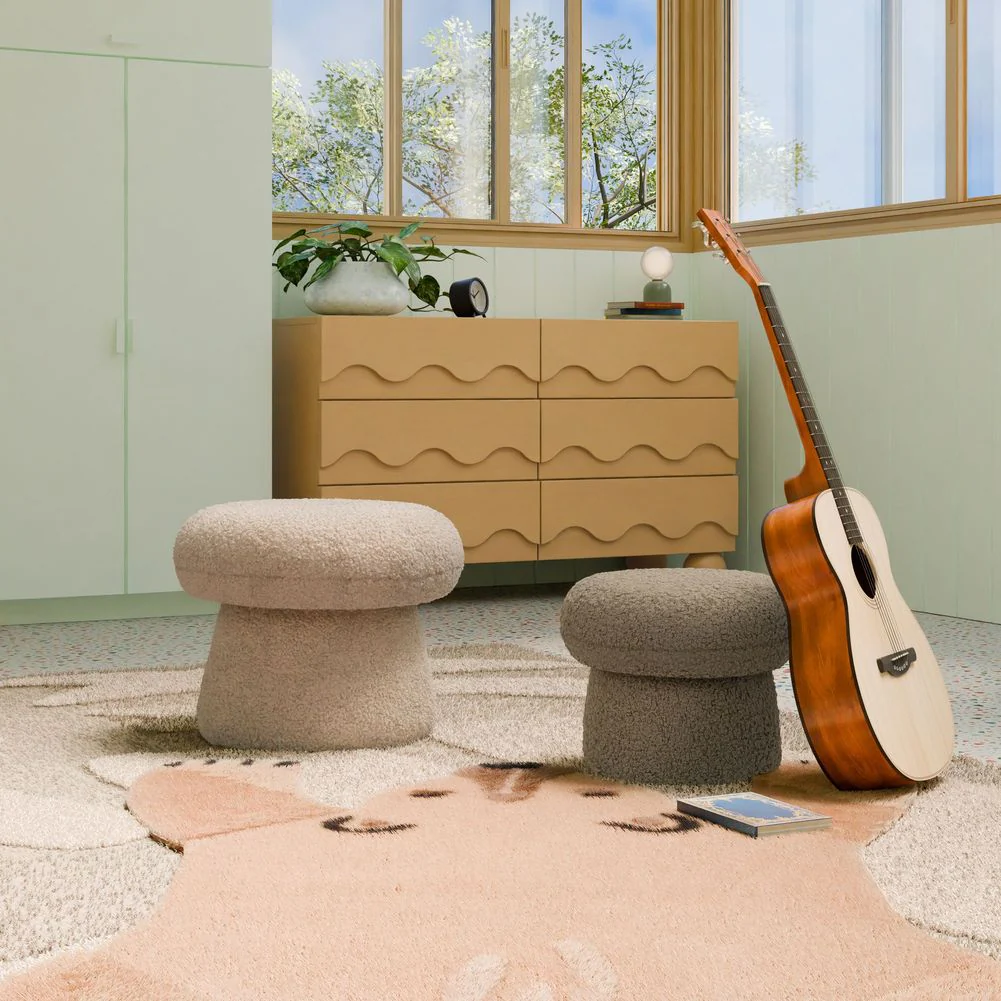 Babyletto Mini Mushroom Pouf - Image 9