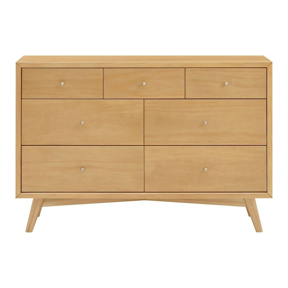 Babyletto Palma 7-Drawer Double Dresser - Honey - Image 2