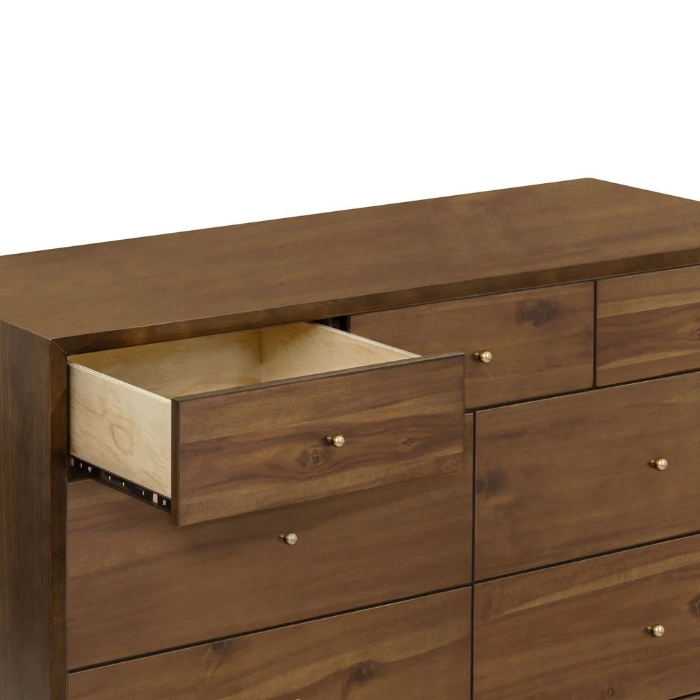 Babyletto Palma 7-Drawer Double Dresser - Natural Walnut - Image 2