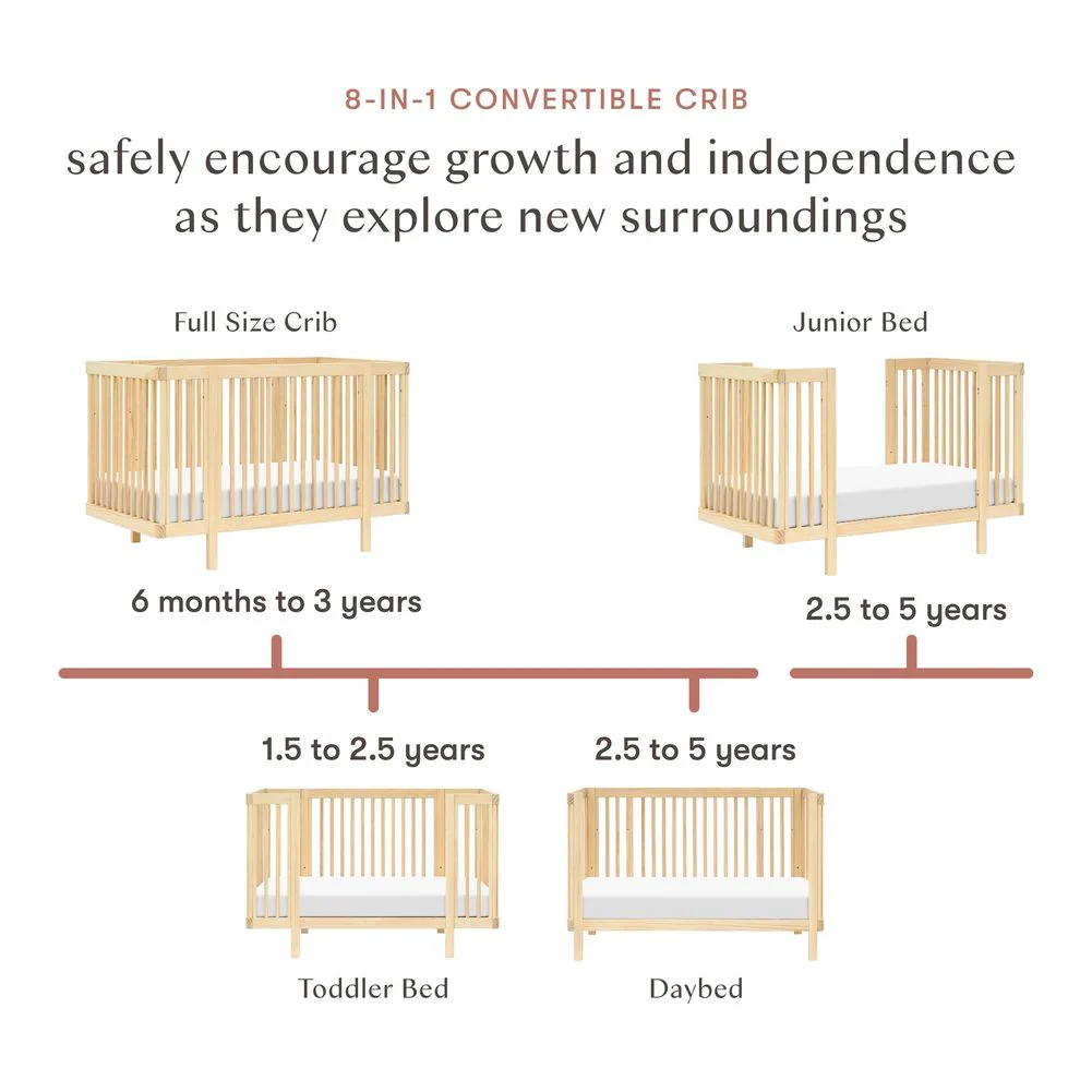 Babyletto Pogo 8-in-1 Convertible Crib with All-Stages Conversion Kits - Image 6