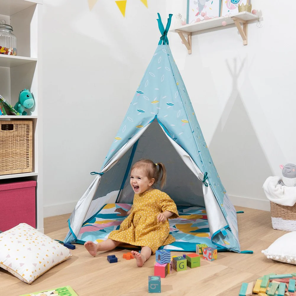 BabyMoov Indoor & Outdoor Tipi - Tipi Blue - Image 4