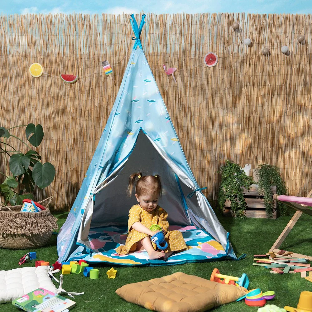 BabyMoov Indoor & Outdoor Tipi - Tipi Blue - Image 5