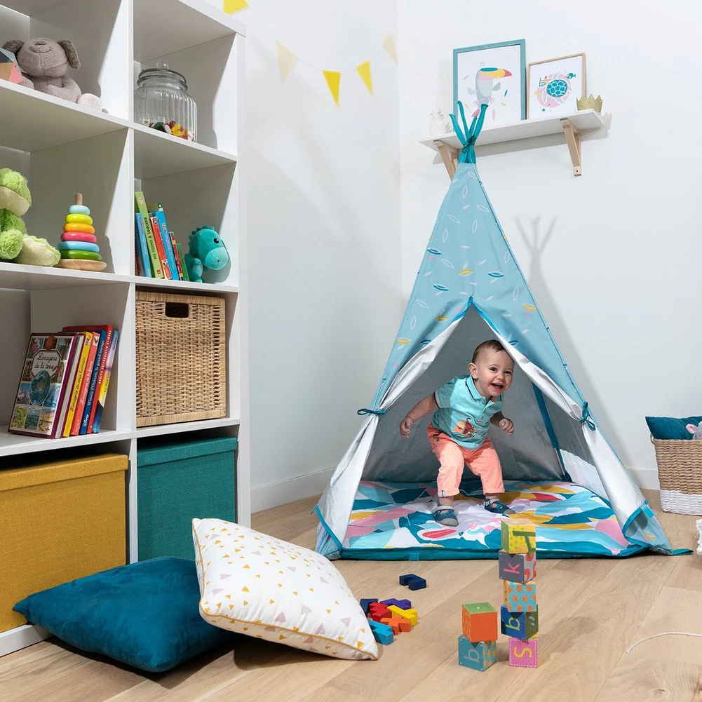 BabyMoov Indoor & Outdoor Tipi - Tipi Blue - Image 6