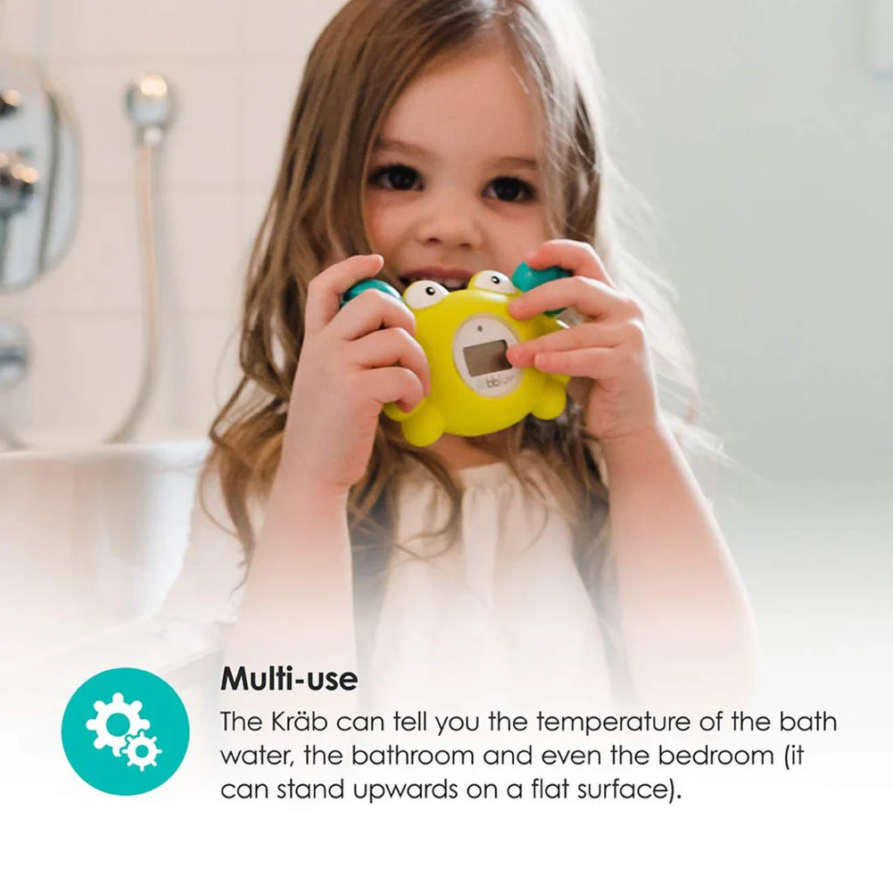 BBLUV Krab Bath Toy and Thermometer (Celsius) - Image 3