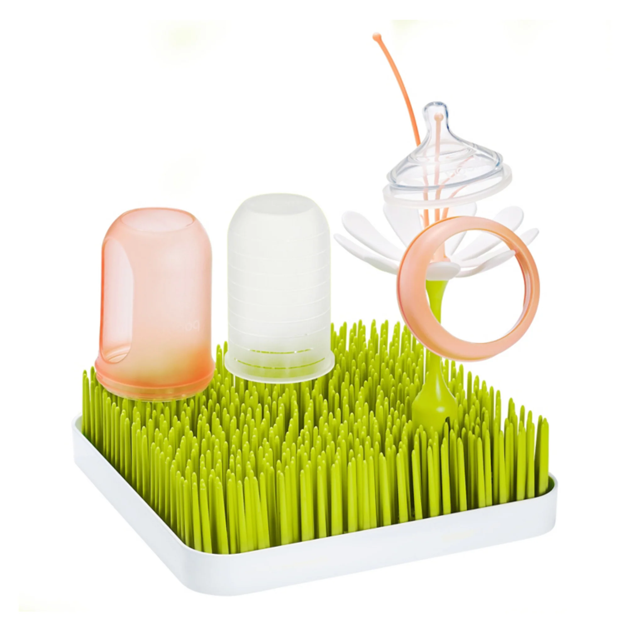 Boon STEM Drying Rack Accessory - White/Coral - Image 3