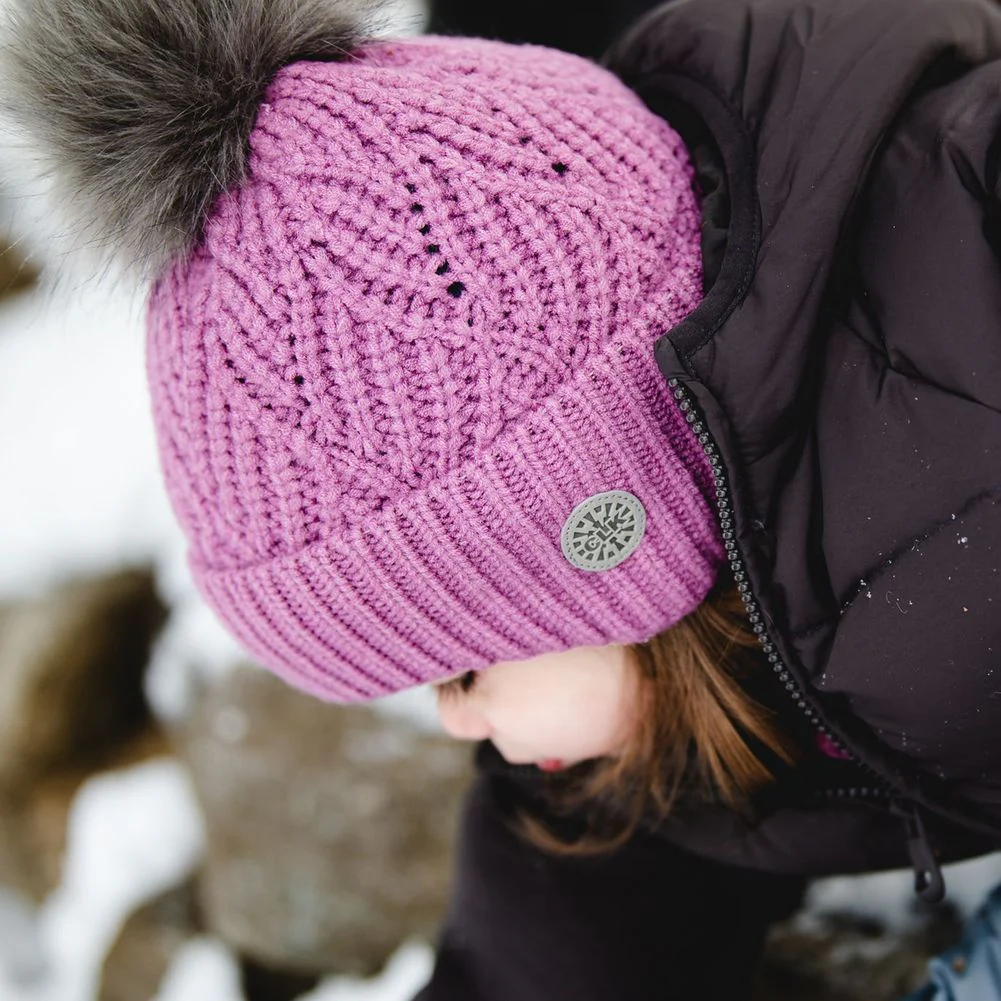 Calikids Cashmere-Feel Knit Windproof Winter Hat - Image 7