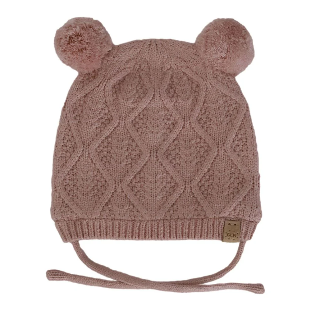 Calikids Cashmere-Feel Knit Soft Touch Pom Pom Winter Hat - Image 14