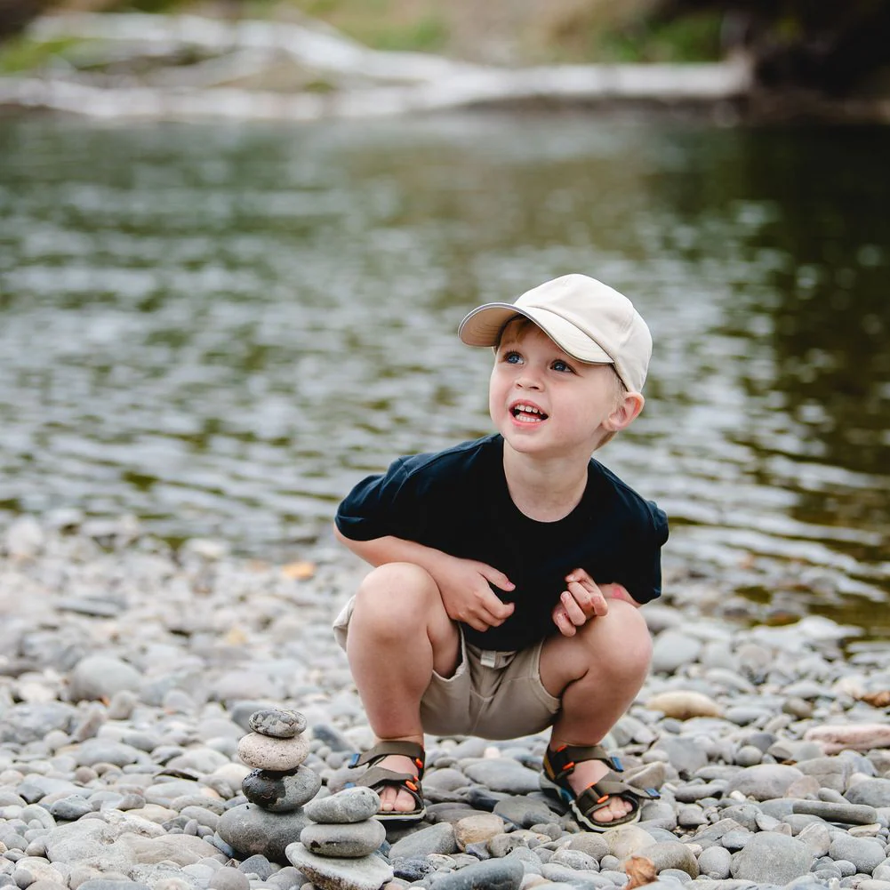 Calikids Grow With Me Ball Cap - Slate Blue (One Size, 2-6 Years) - Image 3