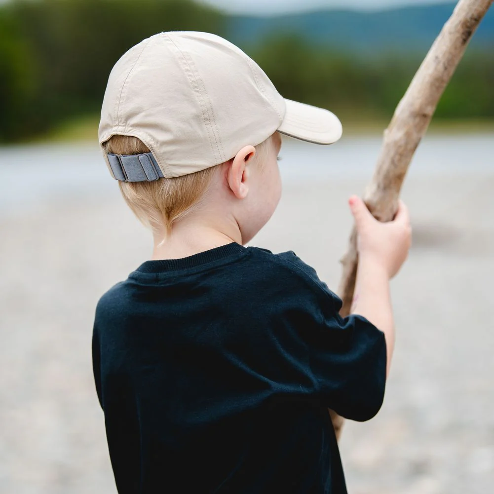 Calikids Grow With Me Ball Cap - Slate Blue (One Size, 2-6 Years) - Image 4