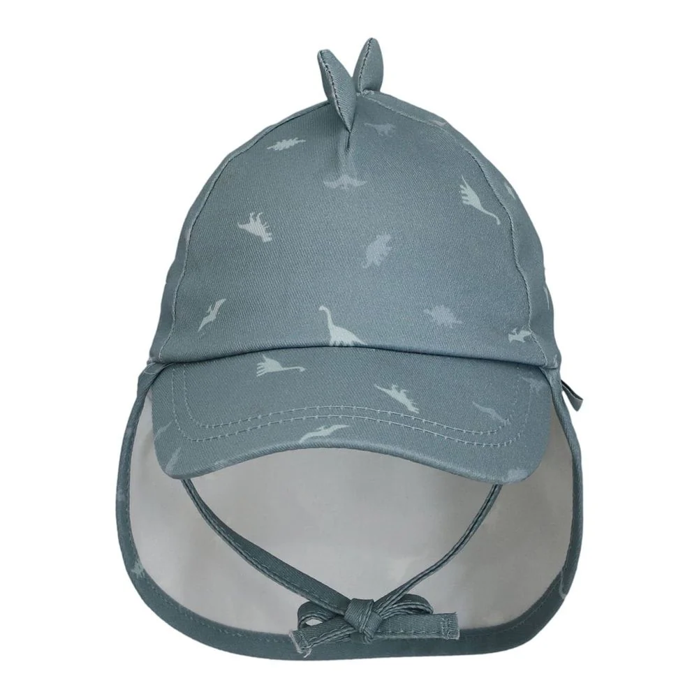 CaliKids Organic Cotton Ball Hat with Flap - Image 8