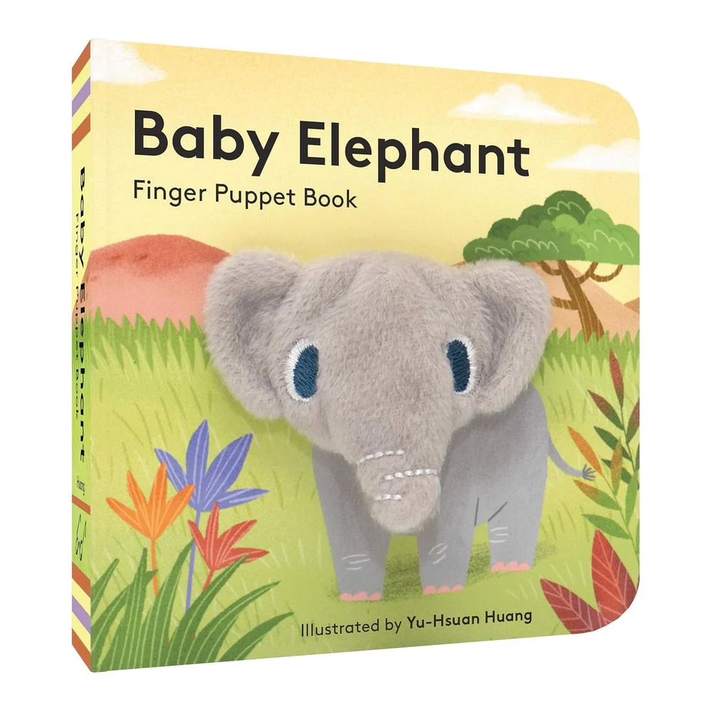Chronicle Books Finger Puppet Book - Baby Elephant - Image 2