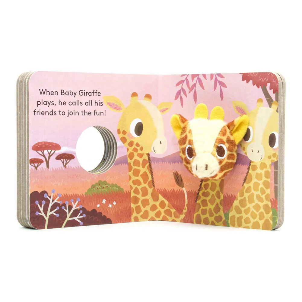 Chronicle Books Finger Puppet Book - Baby Giraffe - Image 3