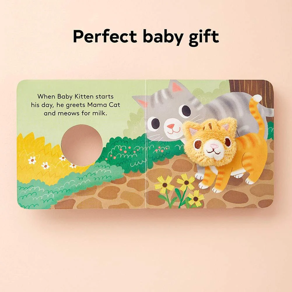 Chronicle Books Finger Puppet Book - Baby Kitten - Image 2
