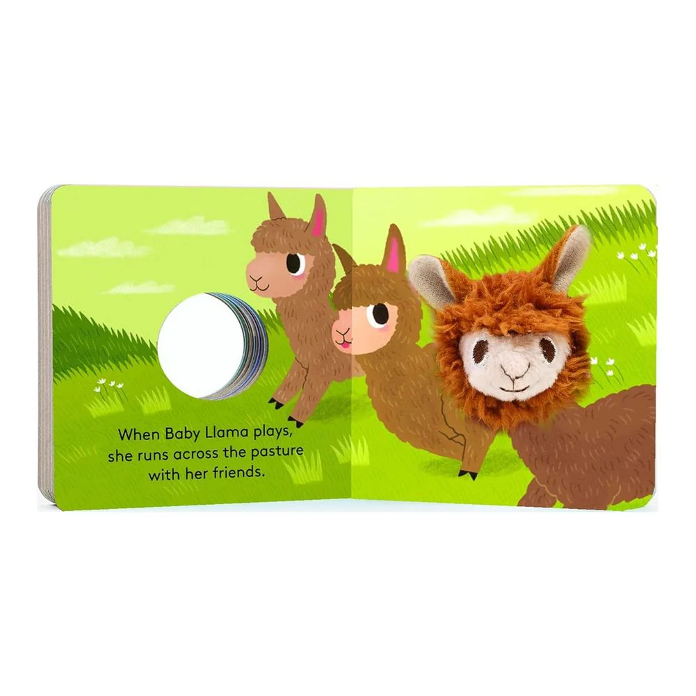 Chronicle Books Finger Puppet Book - Baby Llama - Image 3