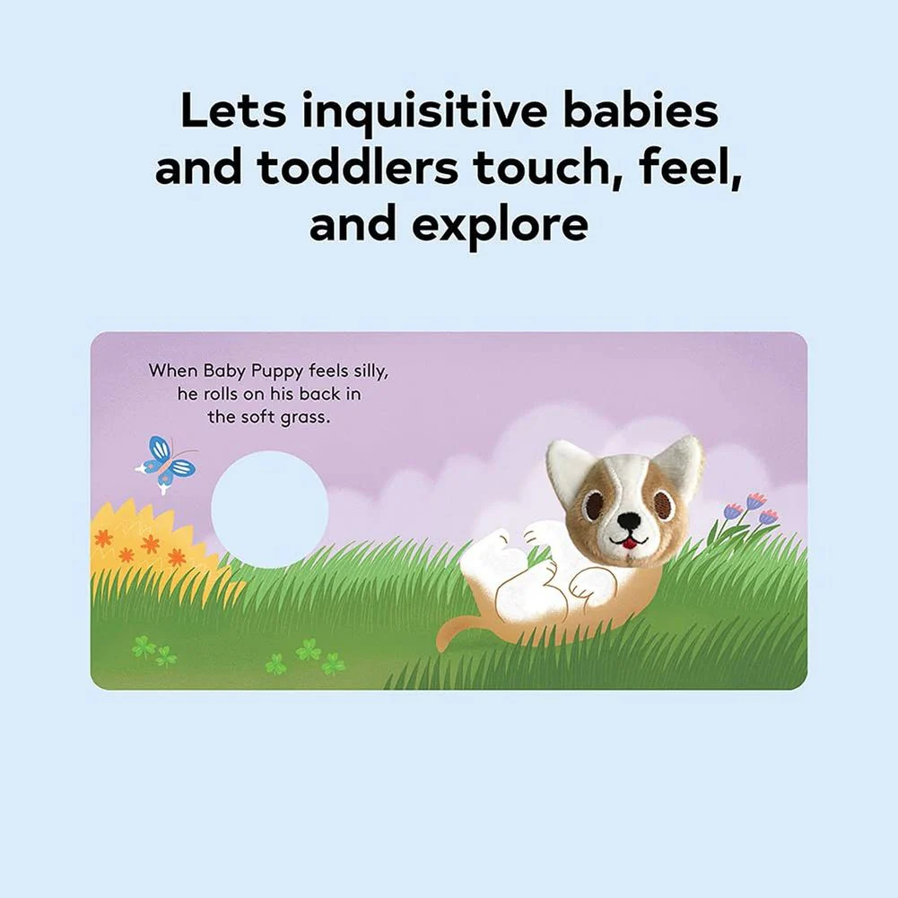 Chronicle Books Finger Puppet Book - Baby Puppy - Image 2