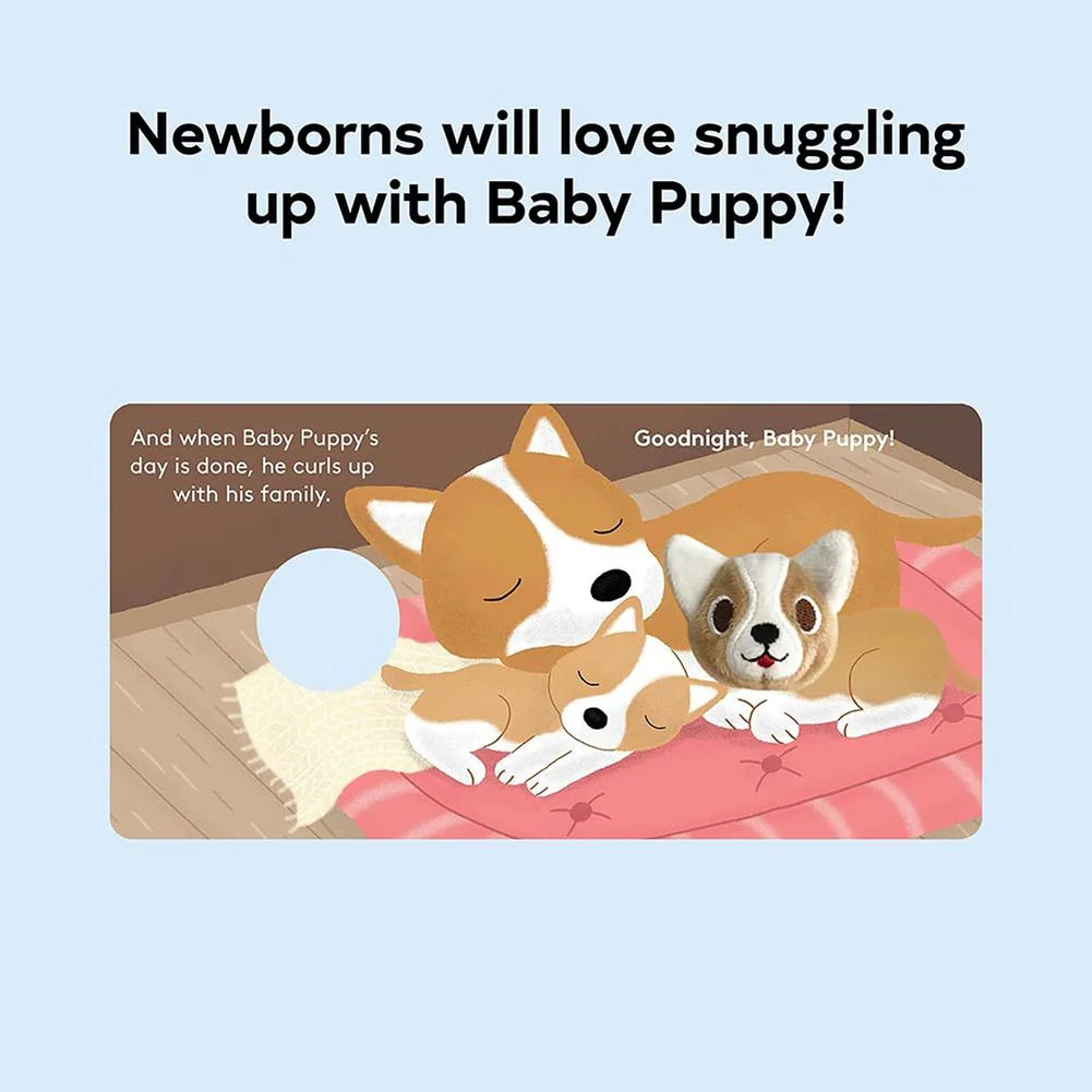 Chronicle Books Finger Puppet Book - Baby Puppy - Image 3
