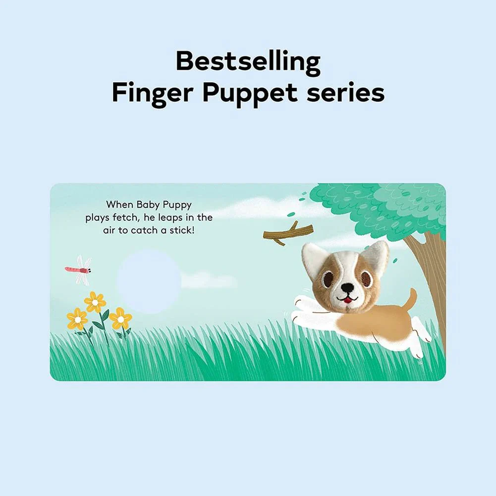 Chronicle Books Finger Puppet Book - Baby Puppy - Image 4