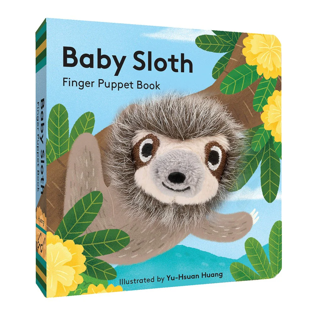 Chronicle Books Finger Puppet Book - Baby Sloth - Image 2