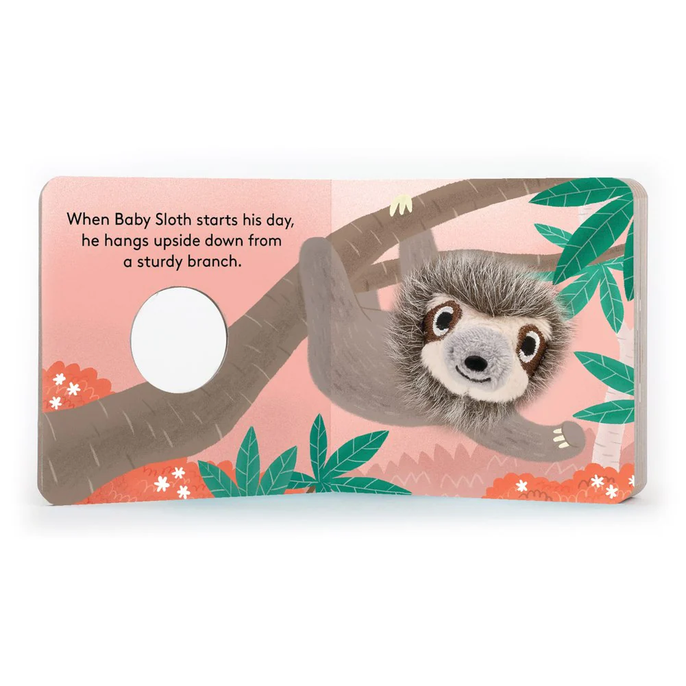 Chronicle Books Finger Puppet Book - Baby Sloth - Image 3