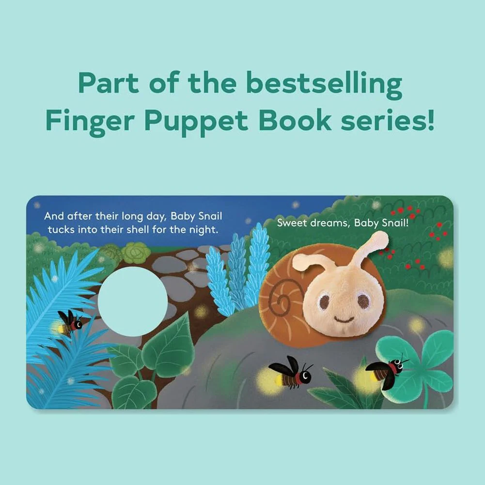 Chronicle Books Finger Puppet Book - Baby Snail - Image 4