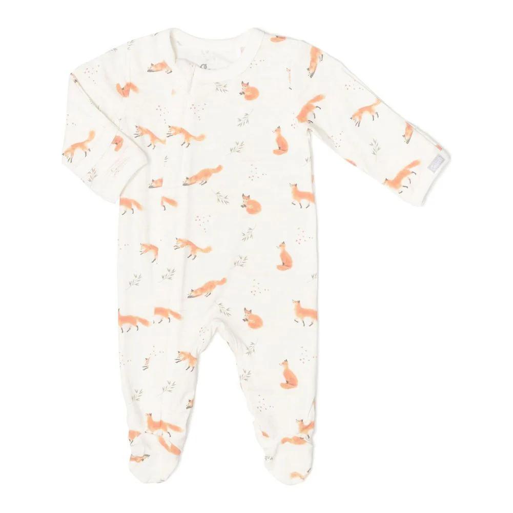 Coccoli Cotton-Modal Zippered Footie Sleeper - Image 4