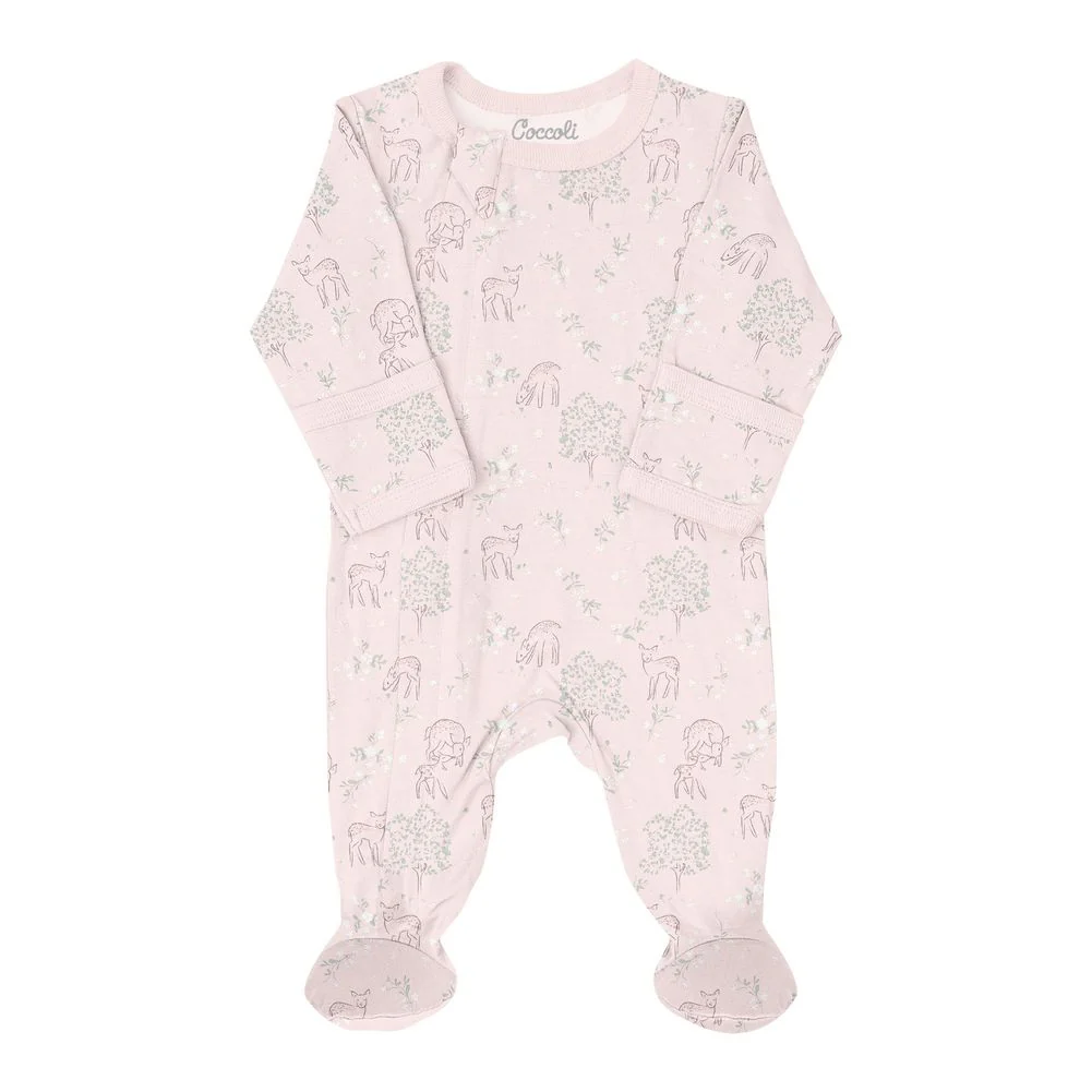 Coccoli Cotton-Modal Zippered Footie Sleeper - Image 10