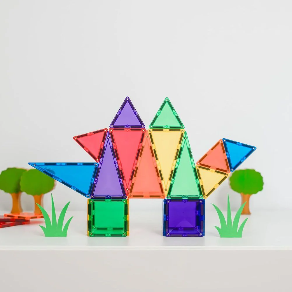 Connetix 24-Piece Magnetic Tiles Mini Pack - Rainbow - Image 3